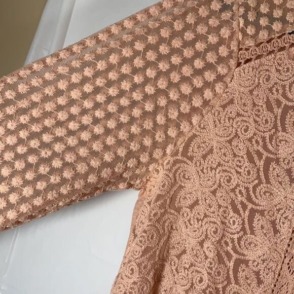 Lucky Brand Pink Boho Patterned Top - Picture 3 of 5